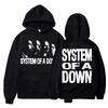 Rock Band System of A Down Graphic Hoodies Men's Vintage Alternative Metal Sportwear Oversized Sweatshirt Gifts