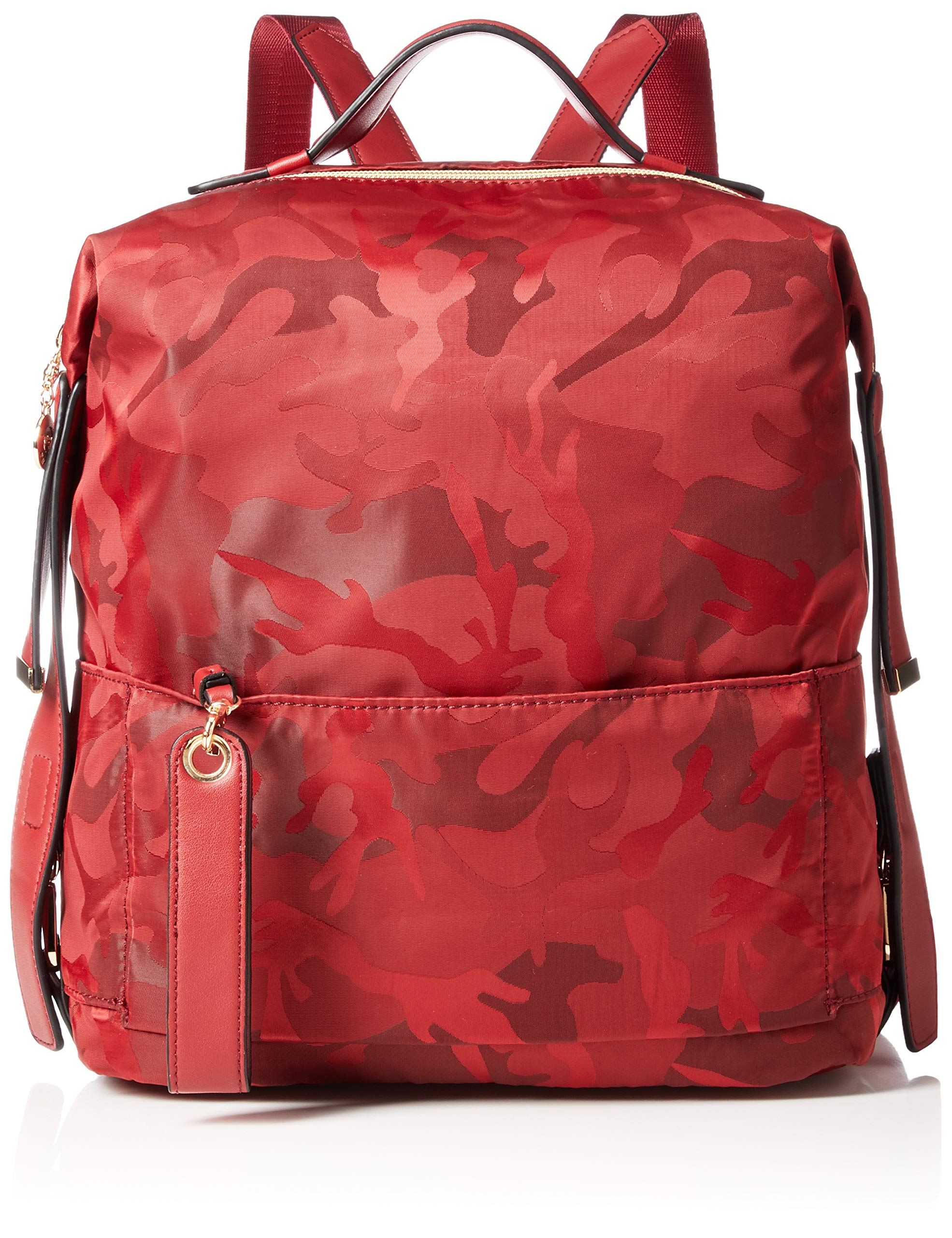

Fanuel 3-Way High-Density Nylon A4 Backpack with Double-Sided Zipper, Lightweight, Camouflage, Red, A8060-2