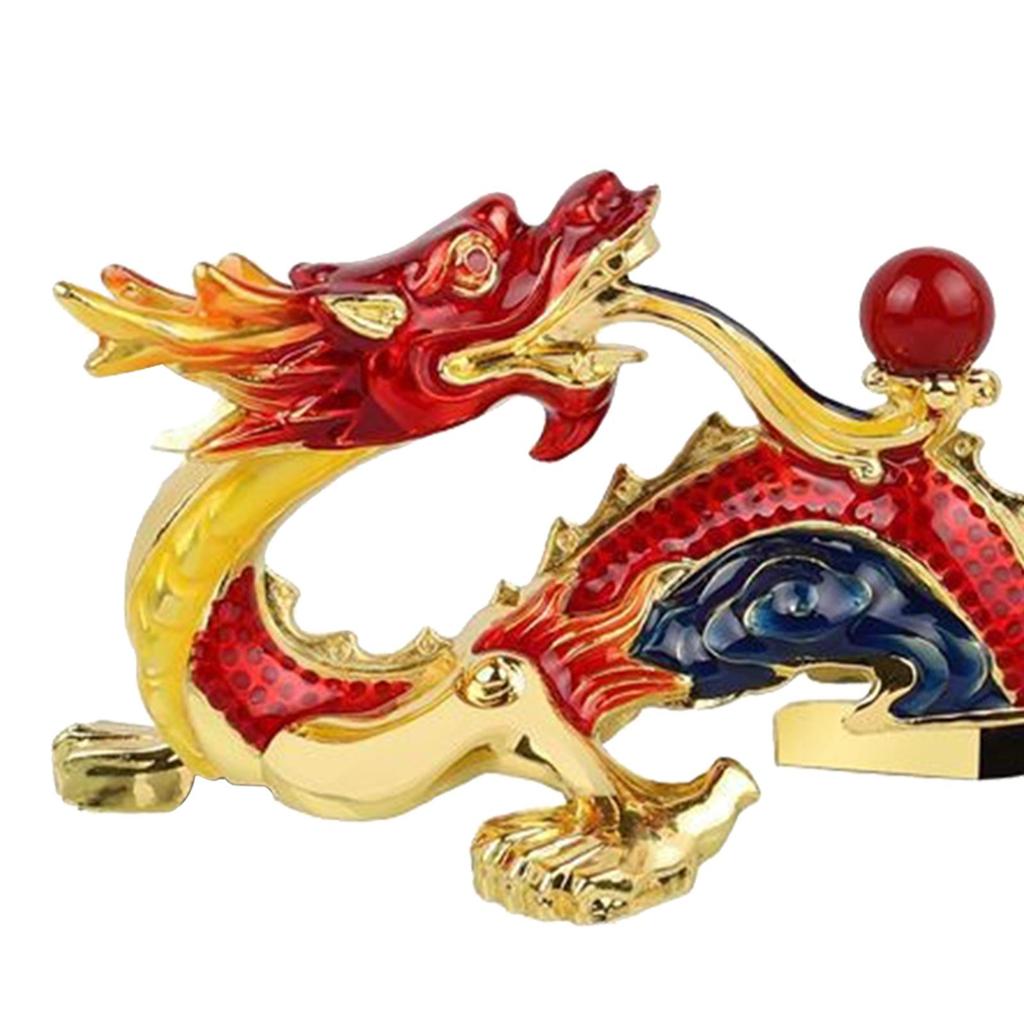 Drachenfigur Handwerk Chinesische Drachenstatue Chinesische Schätze Drachenstatue für Schreibtisch Schlafzimmer Schrank Wohnzimmer Büro