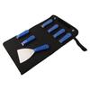 For DIY Projects 11.42*8.66*0.79 In Drywall Tools 7pcs Scraper Set For Drywall Ergonomic Scraper Carbon Steel Construction