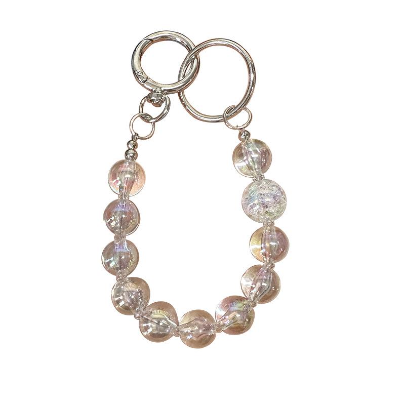 Crystal Beaded Mobile Phone Pendant Wrist Lanyard Wristband Lanyard Bag Pendant Keychain Earphone
