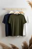 T-shirt Homme Norse Projects Bleu Taille M 100% Coton Basique