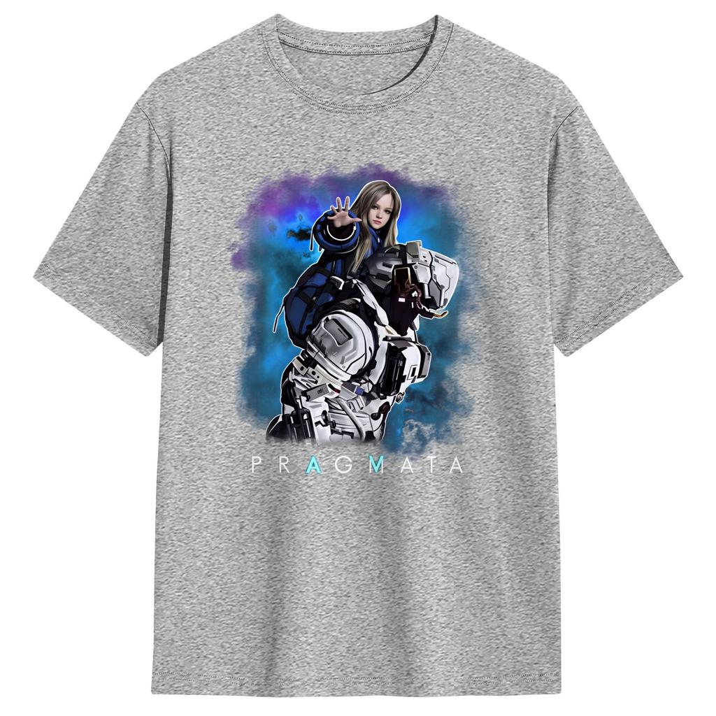 Pragmata Diana Scifi Gamer TShirt Unisex Aesthetic TShirts Summer O Neck Novelty Tees Print Oversized Clothes