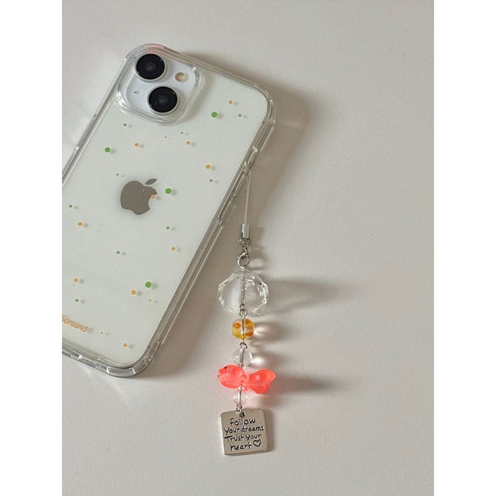 Boraand Glücksfisch-Schlüsselanhänger (Mini-Landschaft)