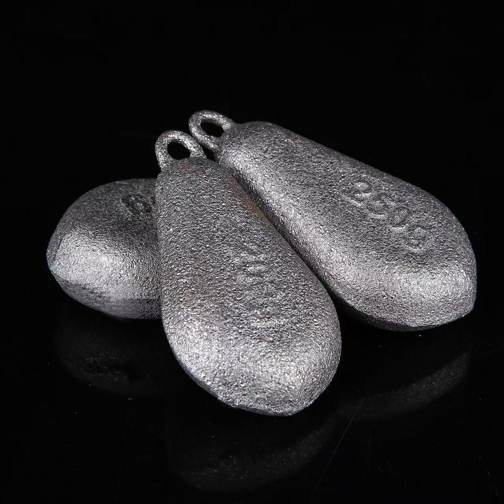 Umweltfreundlicher Flachblei-Angelsink mit Öse für See- und Bootsangeln