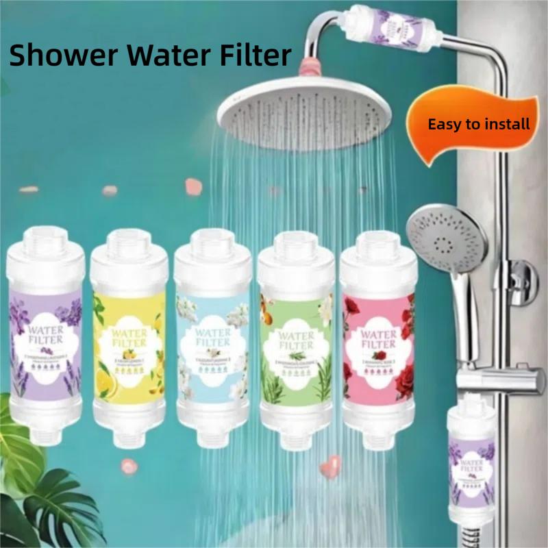 Replaceable Shower Filter Perfume Fragrance Shower Cartridge  Bathroom Accessories