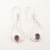 Amethyst Gemstone 925 Sterling Silver Anniversary Gift Dangle Drop New Earrings EE-139-3