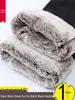 Women's Plus Size Warm Velvet Cotton Pants for Middle-aged & Elderly - Autumn & Winter Wear