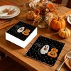 20pcs Disposable Napkins with Halloween Pattern Print for Wedding,Parties,and Daily Use for Thanksgiving Fall Christmas Table Decoration