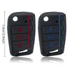 For Vw Golf 7 Gti Polo T-Cross Touran Tiguan Skoda Octavia Rapid Kodiaq Fabia Seat Ibiza Leon Car Key Case Cover Remote Fob