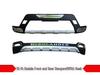 Compatible Front and Rear Bumper Guards for Toyota Highlander (09-12, 15-18 Models)