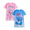 Lilo & Stitch Dívčí noční košilka s krátkým rukávem Stitch & Angel (Balení 2)