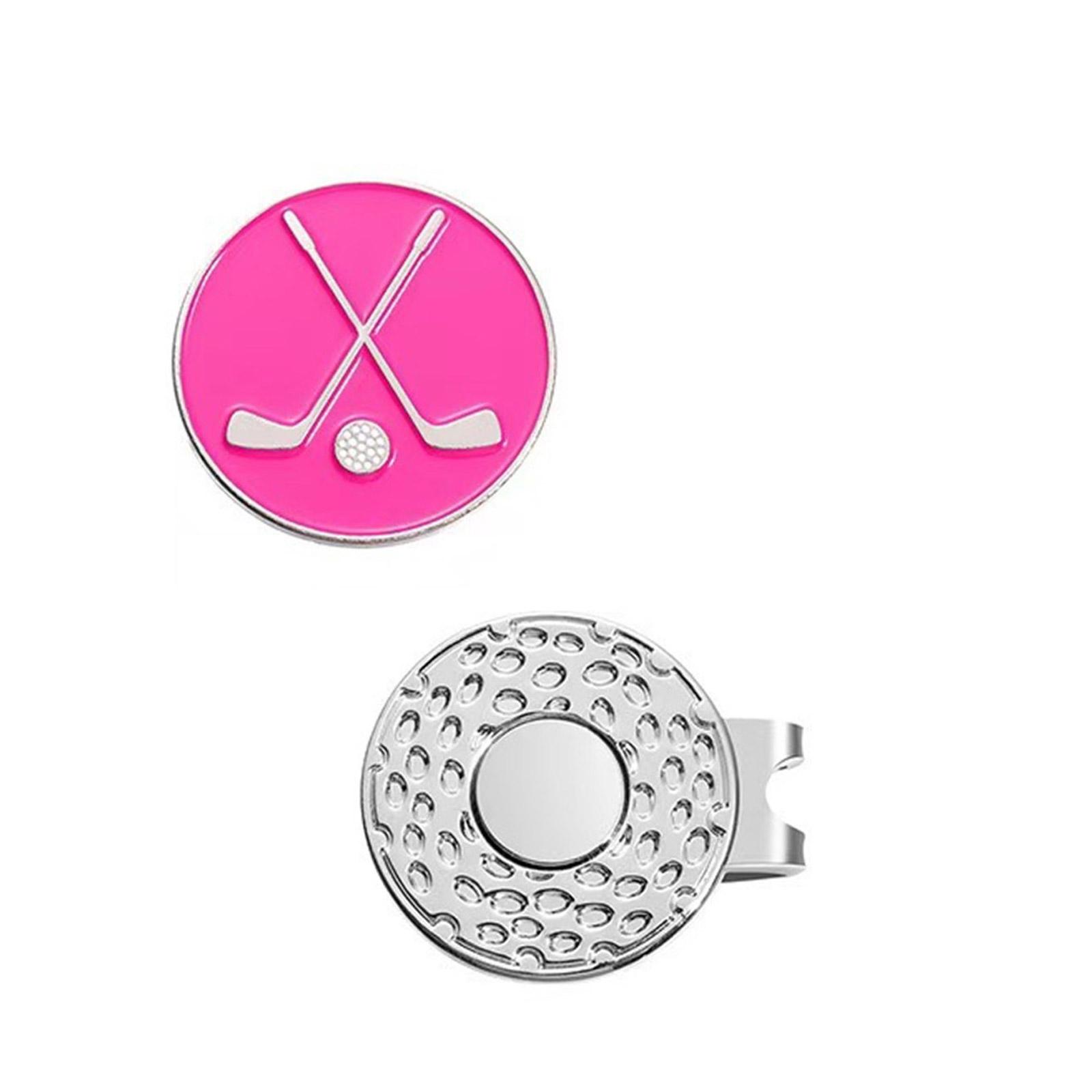 

Golf Hat Clip Golf Balls Marker Holder for Men Women Golf Training Aids Accessory Hat Clip Magnetic Easily Attach to Hat гарячі рожевого кольору