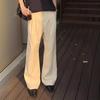 Tencel Blended White Linen Pants Men's Summer Husband Feeling Old Money Wind Wear Pants Straight Wide Leg Scimitar Pants