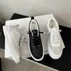 Fashion Women's Casual Sports Shoes Fashion Breathable Platform Soft Sole Single Shoes Woman Thick Sole Non Slip Lace Up Vulcanized Shoe
