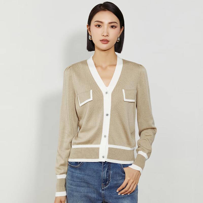 Women's V-Neck Button-Front Knit Cardigan