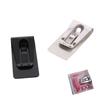 Bill Clip Business Card Holder Stainless Steel Metal Clip Hollow Money Clips ID Card Cash Holder