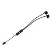 4-stykowy przełącznik wentylatora USB WŁ. Wył. Kabel zasilacza 1-2-drożny rozdzielacz USB do 4-stykowego złącza wentylatora PWM 5 V Kabel rozdzielający