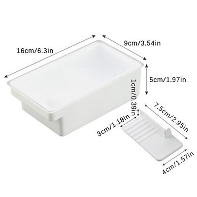 Japan Butter Box Cutting Organizer With Lid Cheese Preserving Box Kitchen Box