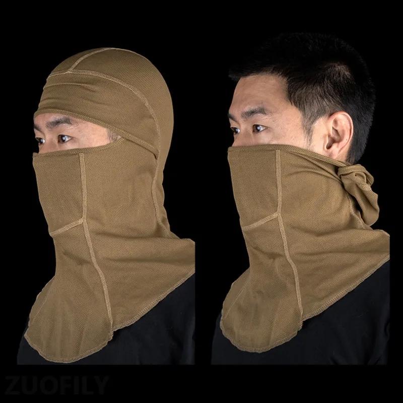 Medieval Style Full Face Mask Knight Headgear Motocross Riding Scarf Airsoft Head Cover Elastic Sunscreen Outdoor Sports Scarfs