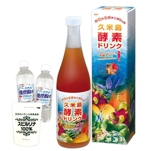 

Spirulina Promotion Association Kumejima Enzyme Drink, 720ml, Additive-Free, Made with 80 Types of Okinawan Pesticide-Free Vegetables, Fruits, and Wil
