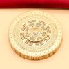 Brass Precision Rotating Compass: Portable Fidget Spiral Bagua Ornament