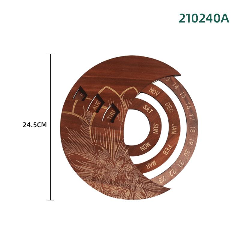 

1pc Nordic Creative Calendar Desk Calendar Study Wall Wooden Calendar Decoration Handicrafts Decoration