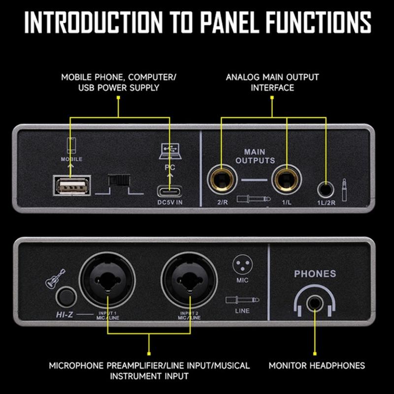 Easy to Use Sound Recording Interface for Various Skill Levels in Home or Studio Settings