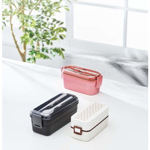 Asvel Lantus WM Lunch Box, Ivory, 480ml, SS-T480