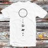 Minimal Sistema Solare Universo Pianeta Spazio Marte Terra Maglietta B831 vintage Lavata Traspirante streetwear Alla moda Comoda
