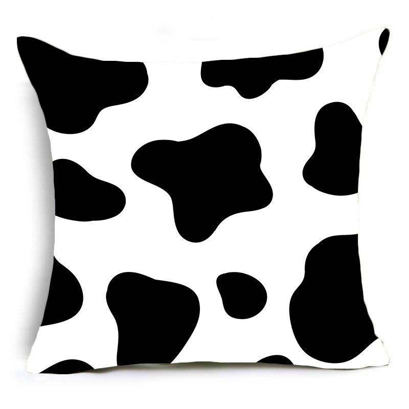 cow print throw pillows