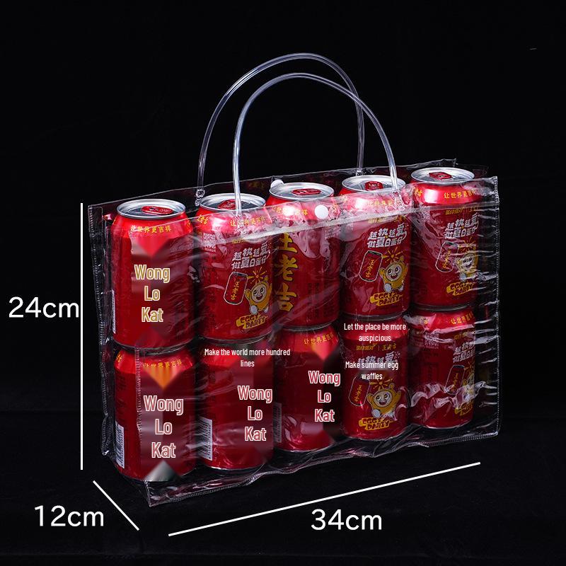 Transparent PVC Tote Bag - Customizable Gift Favor Bag
