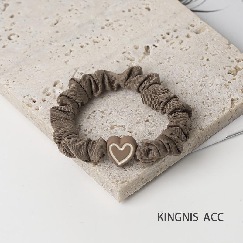 

2025 Высокоэластичная повязка на голову и повязка для волос Love: Прочный, бережный к волосам, высококачественный нишевый дизайн для женщин