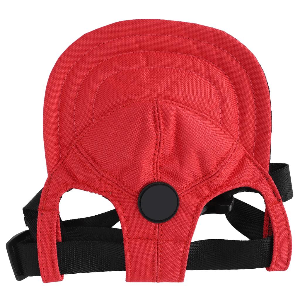 Dog Hat Pet Duck Tongue Hats Adjustable Cute Comfortable SunShading Baseball Cap(Red L)