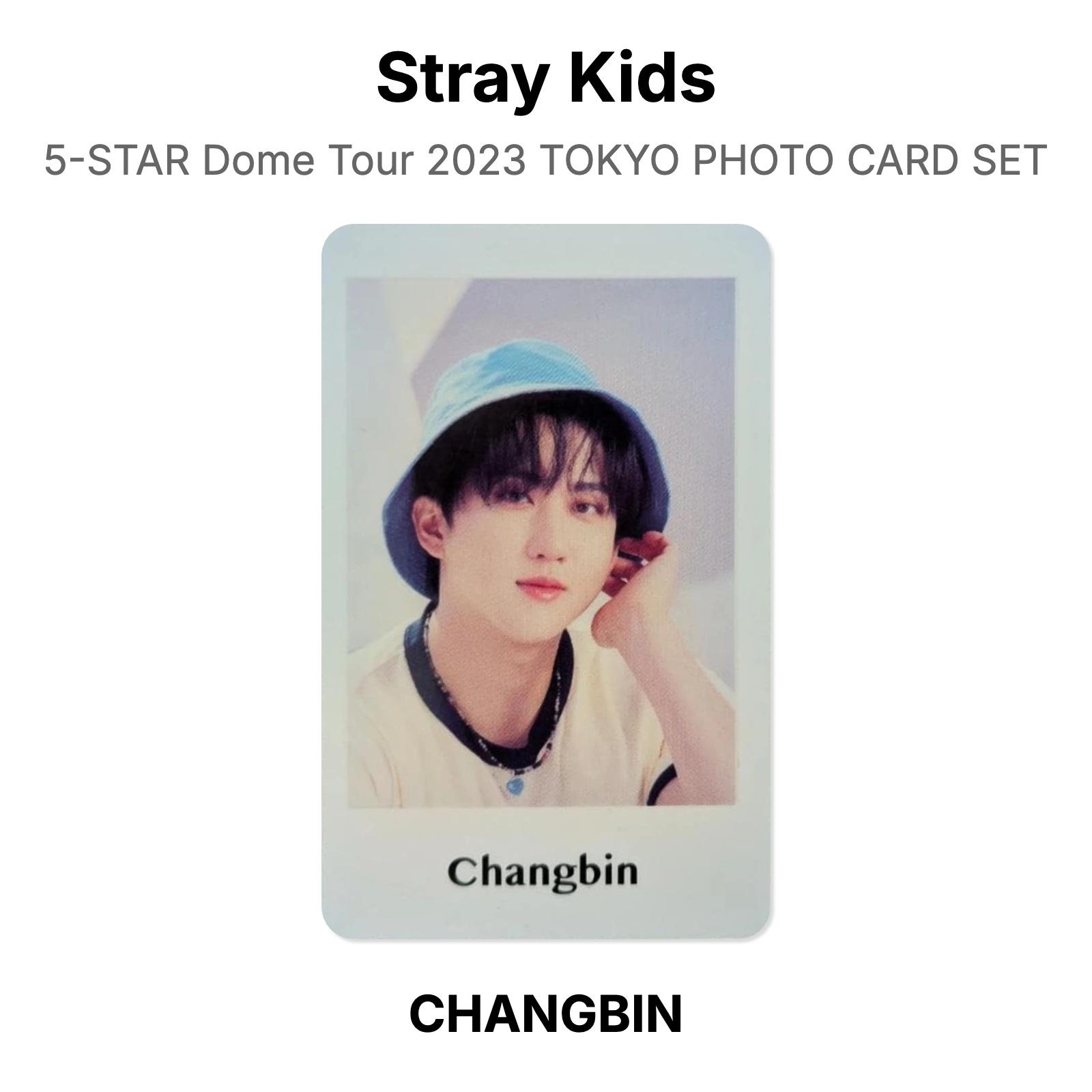 Stray Kids 5-STAR Dome Tour 2023 TOKYO PHOTO CARD SET Official Photocard CHANGBIN