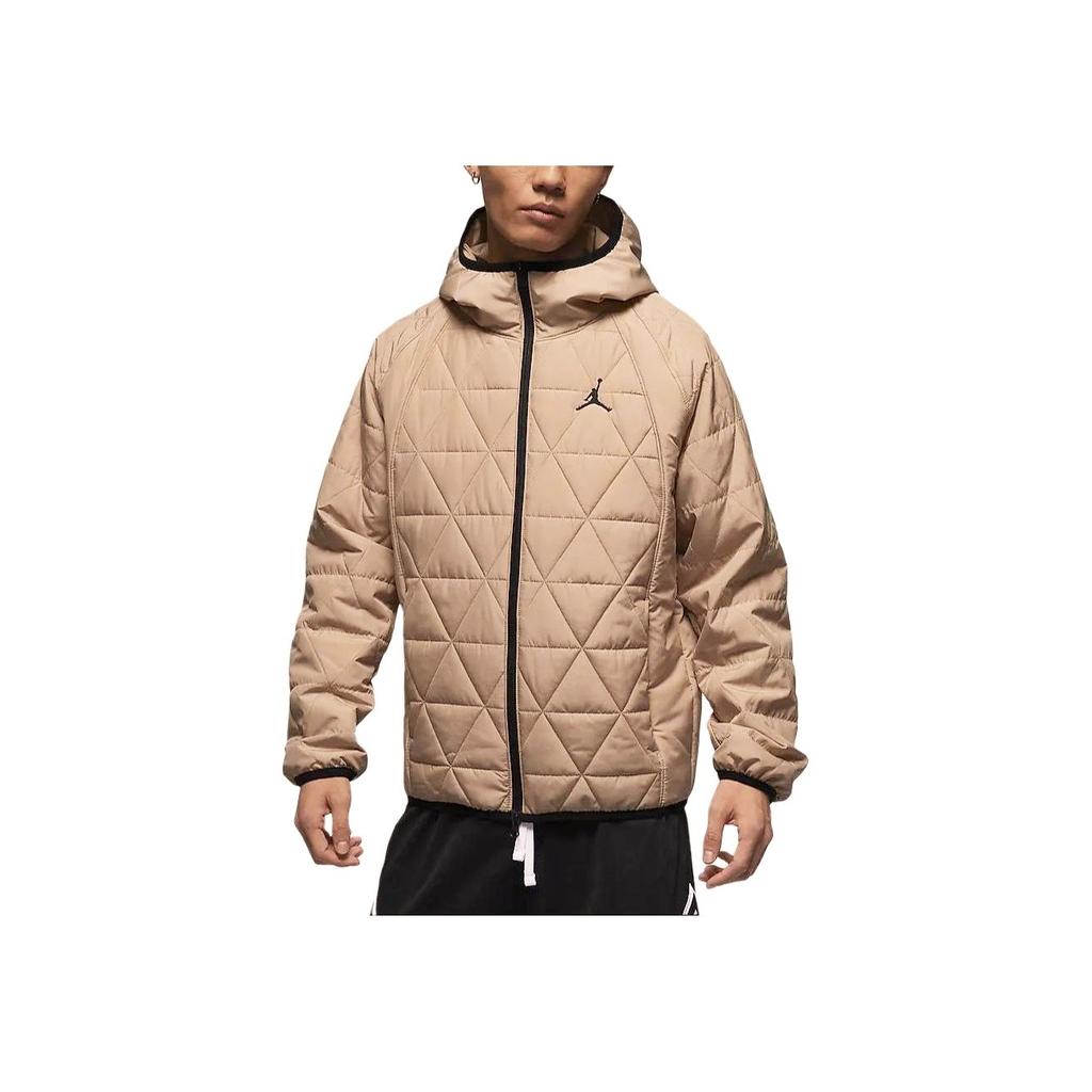 Jordan Therma-FIT Sport Solid Color Hooded Zip-Up Casual Jacket Men jackets Legendary-Brown FD2638-244