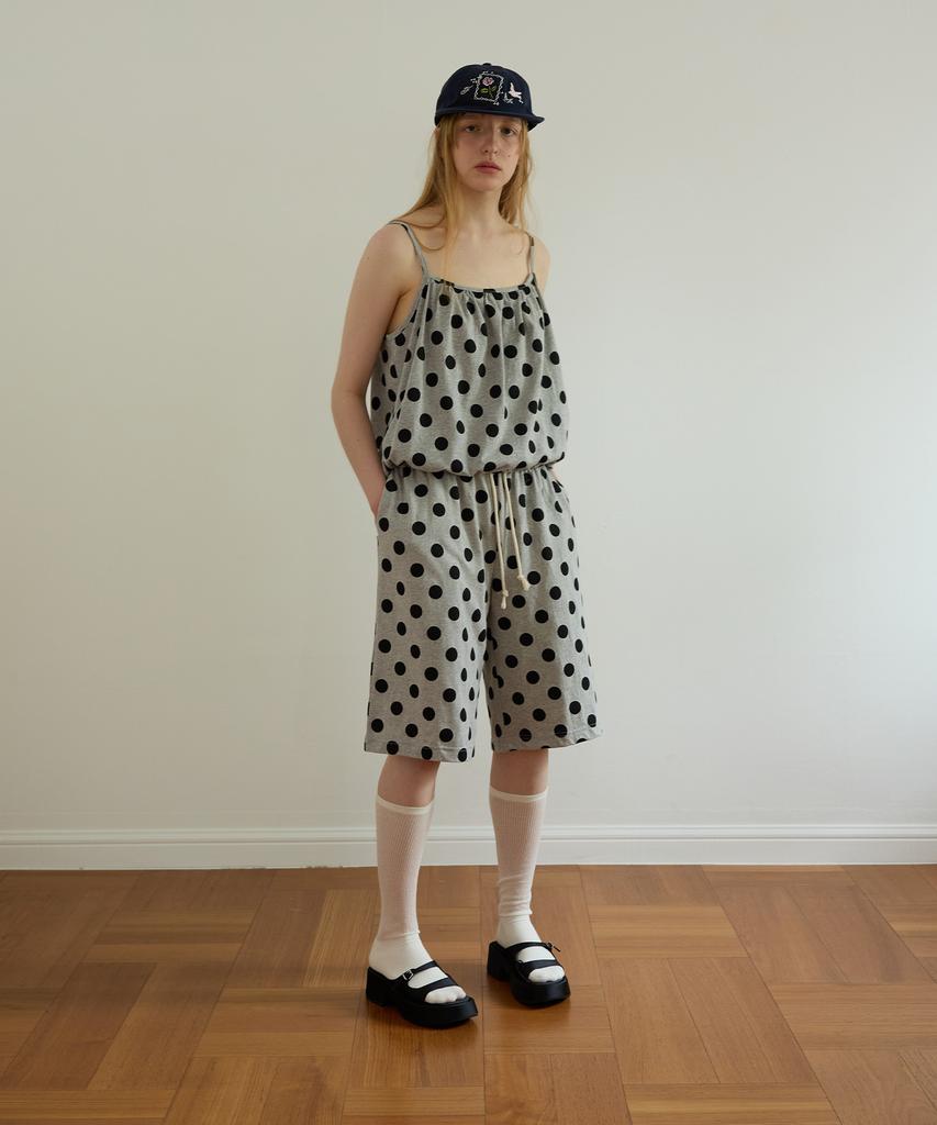 FUNFROMFUN Polka Shorts, Gray