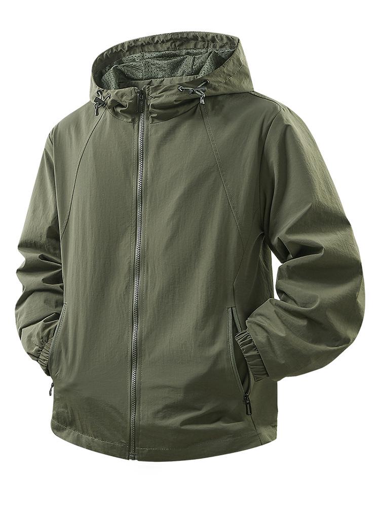 Men's 2025 High-Quality Hooded Jacket - Lightweight Spring/Autumn Casual Outerwear