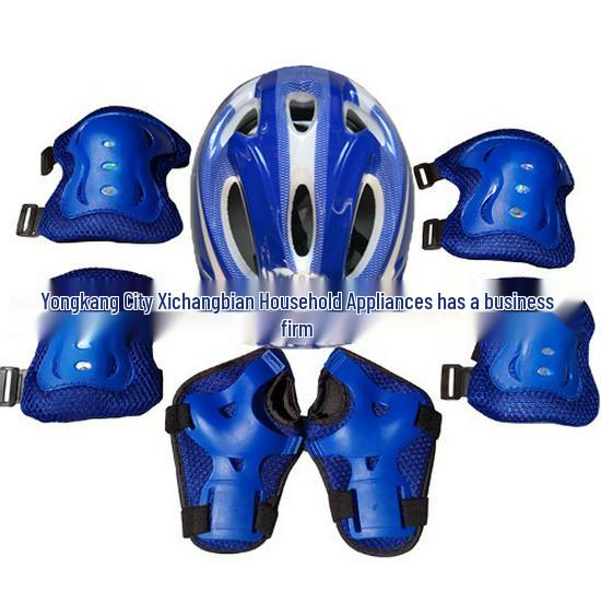 Dětská 7dílná bezpečnostní sada pro helmy, kola, brusle a skateboardy