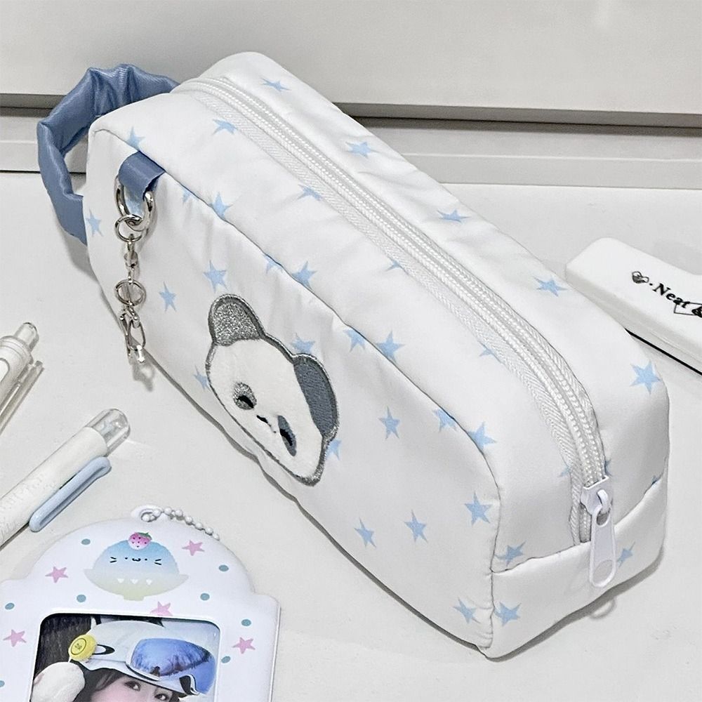 Pink Pen Bag Handheld Stationery Storing Bag New Stationery Organizer  School Office