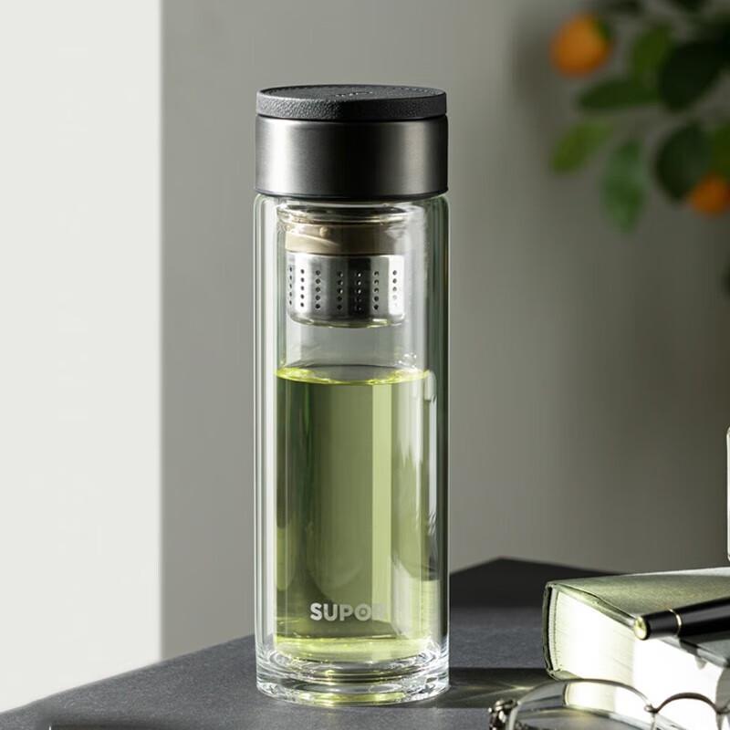 Supor Double-Layer Glass Tea Infuser Bottle