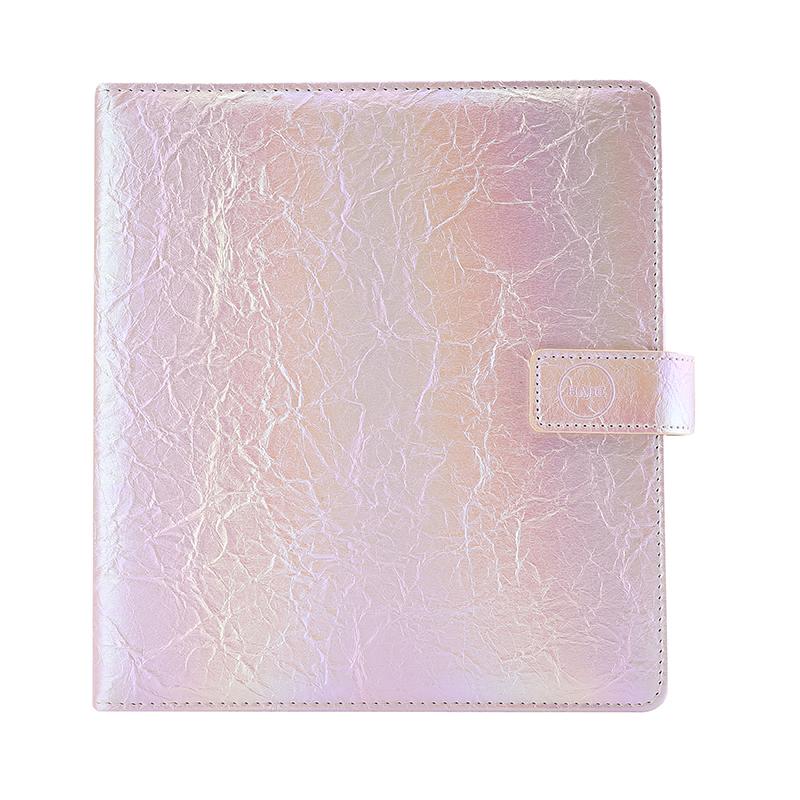 Premium Gradient Laser A5 Photocard Binder PU Leather Magnetic photo album for K-Pop Photocards, Polaroid, Postcard Collection