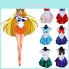 Vestido Estilo Sailor Moon Deslumbrante Com Acabamento Exquisito Para Cosplay de Halloween