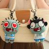 14cm Cartoon Pendant Character Plush Toys Keychain Little Brother Worships You Plush Doll Cute Stuffed Girl Kids Toy Gift
