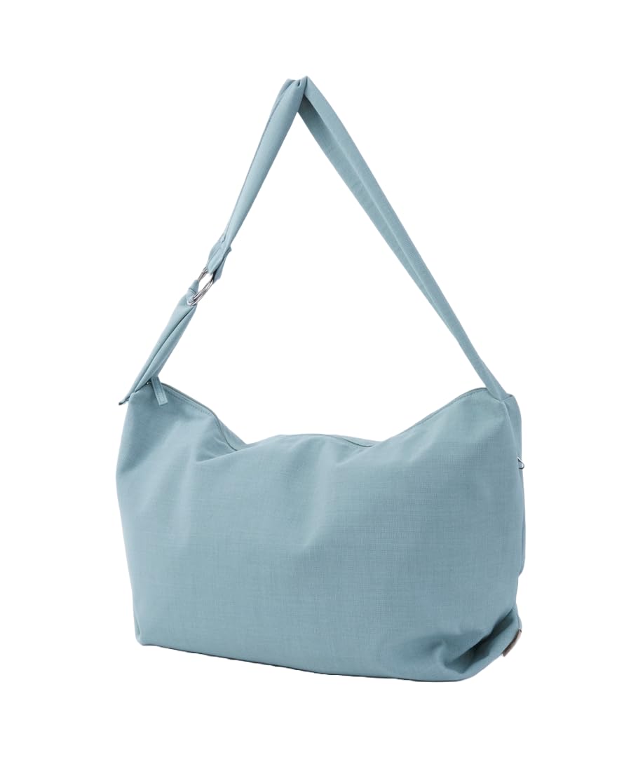 

Big One Shoulder Bag Hammock Bag Poly GR [Legato Largo] Linen-like LG-F3114 Women s