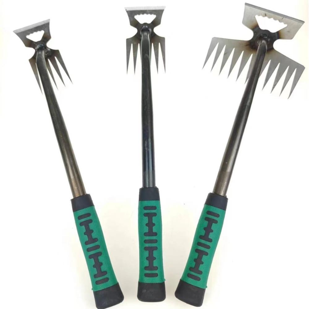 2-in-1 Gardening Hand Weeder Tool Puller Shovel Hand Weed Remover 5/6/11 Tooth for Garden Lawn Yard Hand Gardening Loose Soil