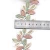 H833 Colorful Leaf Flower Lace Trim Knitting Wedding Embroidered Diy Handmade Patchwork Ribbon Sewing Supplies Crafts