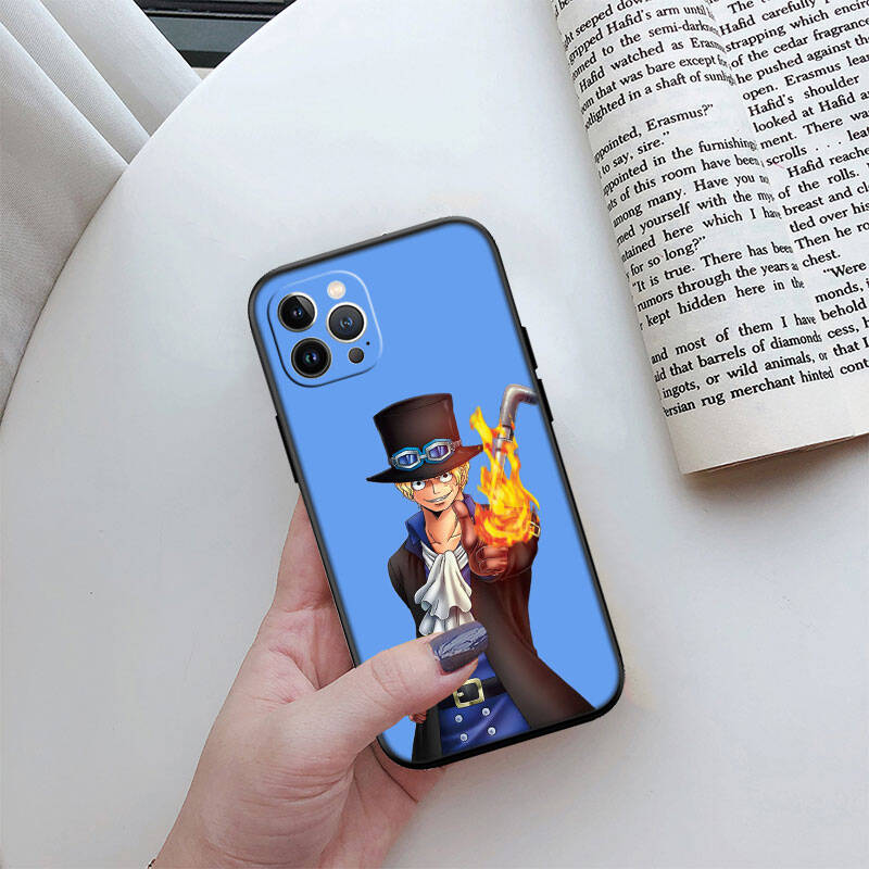 MH122 One Piece Sabo Phone Shell Case for Redmi Note 8 9 10 11 11S 10C 10X 10A 10T 9A 9C 9T 9S 8T Pro Max Plus Prime