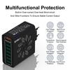 QC3.0 8-Port USB Fast Charger: 30W High Power, Colorful Flower Design, Compatible with US, European, and Korean Standards