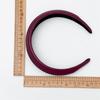 Korean Vintage Wide Hairband For Women PU Leather Solid Color Headbands Simple Temperament Elegant Hair Hoop Tie Hair Accessories Headwear